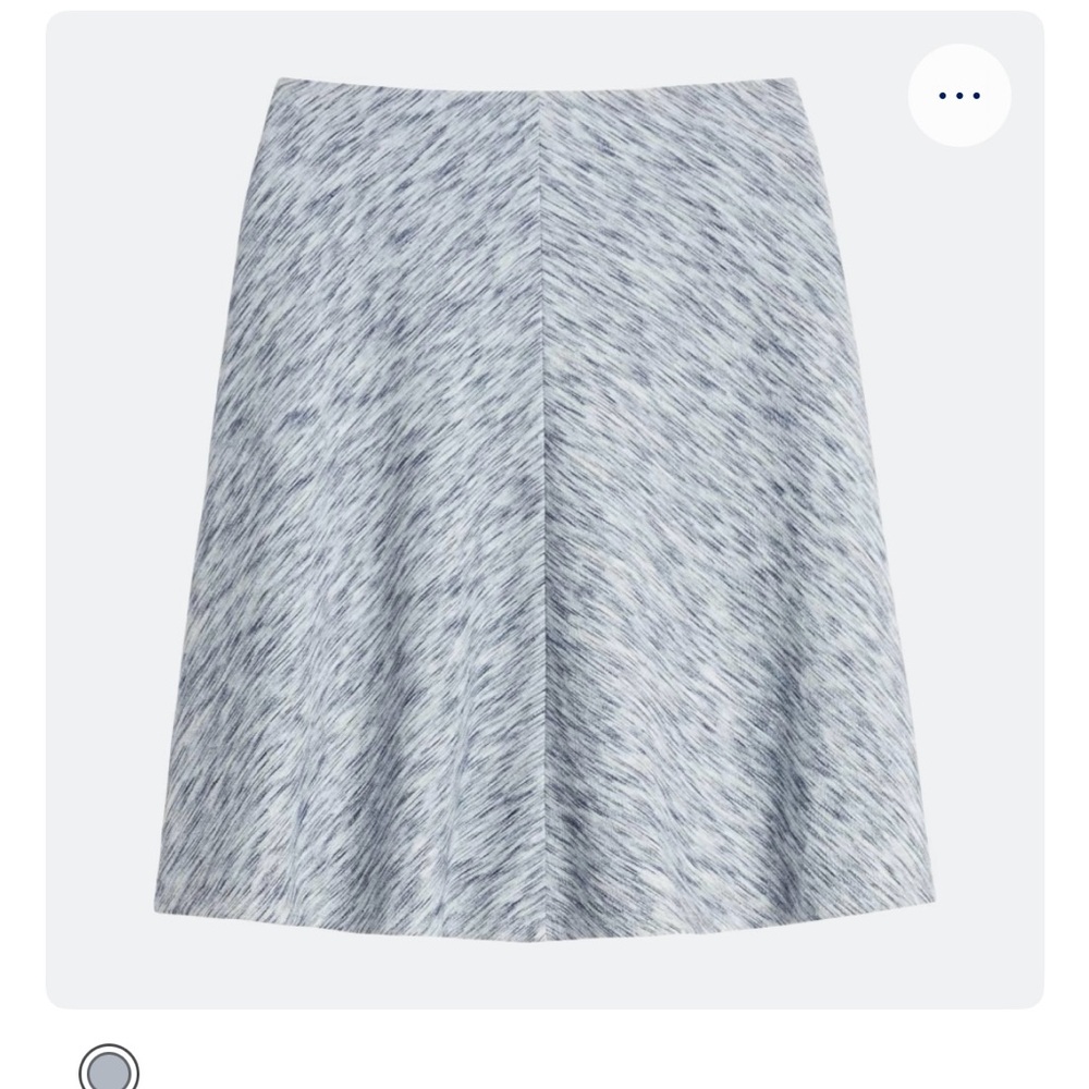 Market & Spruce Gray A-Line Skirt